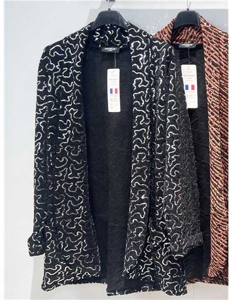Blazer fiesta lentejuelas