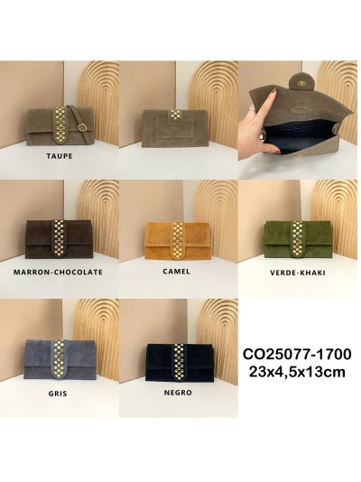 Tracolla in pelle con patta - AB-CO25077