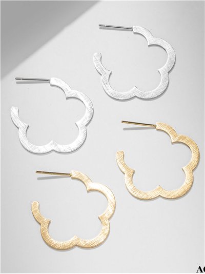 Pendientes aro nube 2