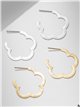 Pendientes aro nube