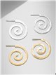 Pendientes espiral
