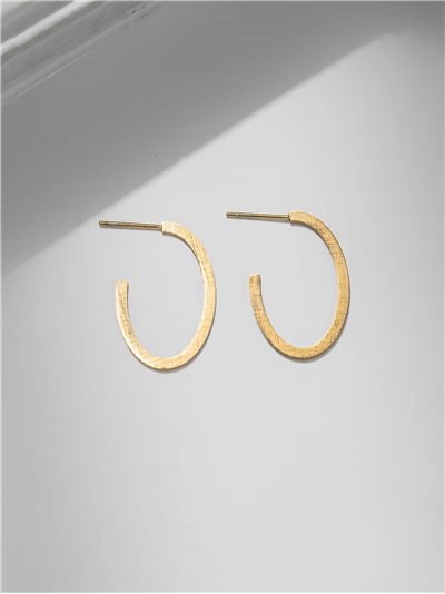 Pendientes aro liso