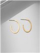 Pendientes aro liso
