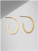 Pendientes aro liso