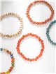 Pulsera elástica de cuentas