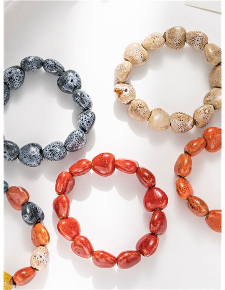 Pulsera elástica de cuentas