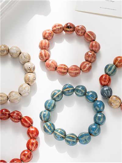 Pulsera elástica de cuentas 2