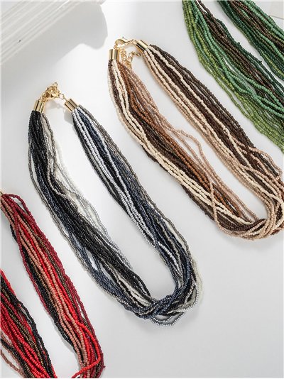 Collar múltiple con abalorios 2