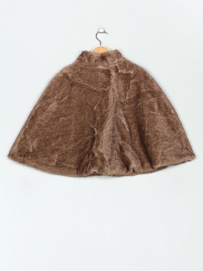 Weiches Fell-Effekt-Öffnungscape