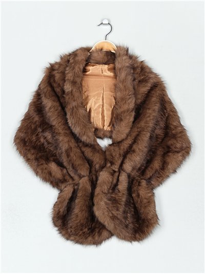 Estola efecto pelo con cuello