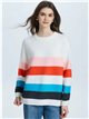 Jersey rayas multicolor