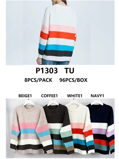 Jersey rayas multicolor 2