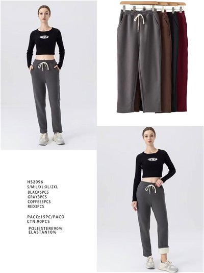 Pantalón jogger forrado con cordón 2