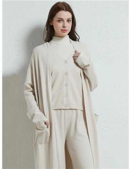 Co-Ord Cardigan + Knit waistcoat + Trousers