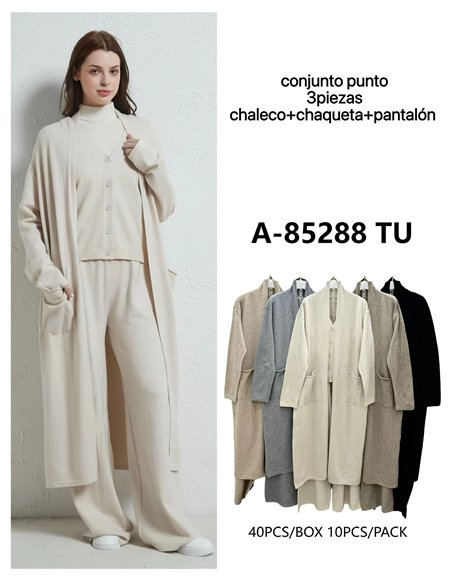 Co-Ord Cardigan + Knit waistcoat + Trousers