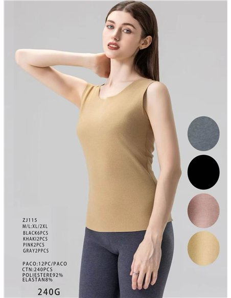 Camiseta térmica sin mangas