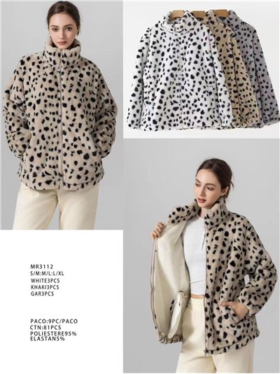 Chaqueta animal print borreguito 2