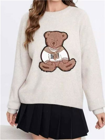 Jersey oso bordado