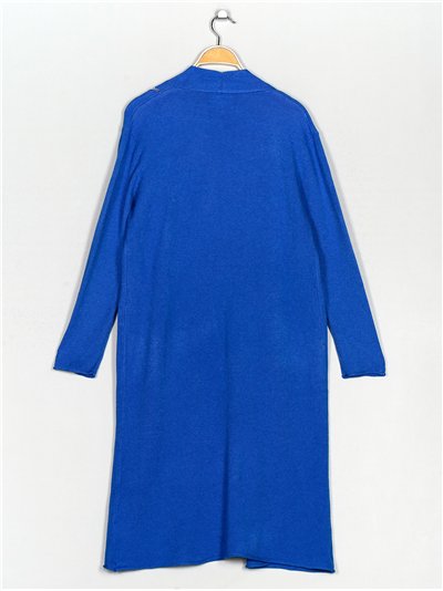 Cárdigan largo bolsillos 2