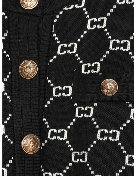 Chaqueta punto estampada