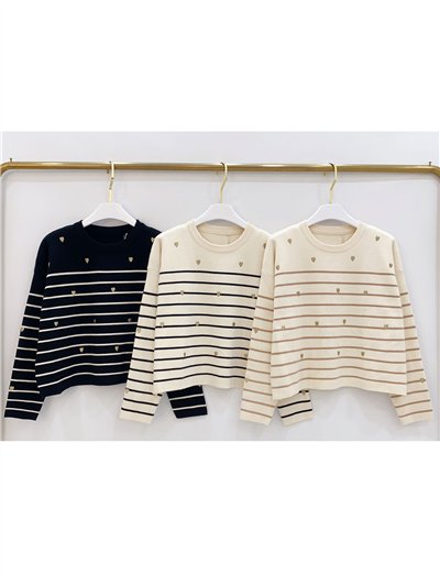 Jersey rayas corazones 2