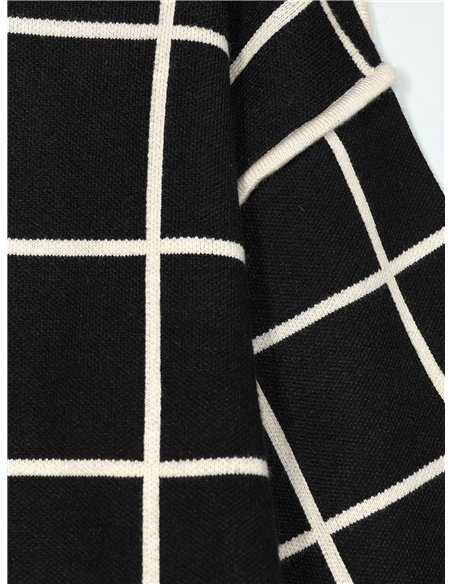 Vestido punto cuadros