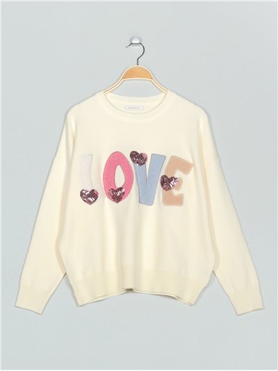 Jersey amplio LOVE teddy