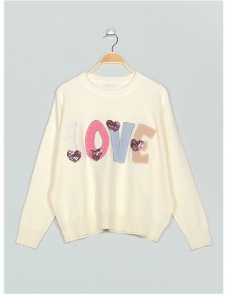 Jersey amplio LOVE teddy