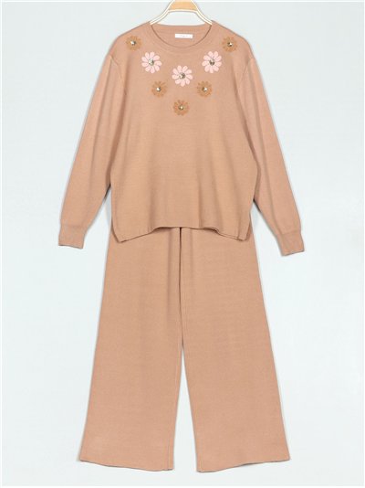 Conjunto Jersey flores + Pantalón