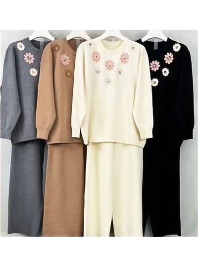 Conjunto Jersey flores + Pantalón 2