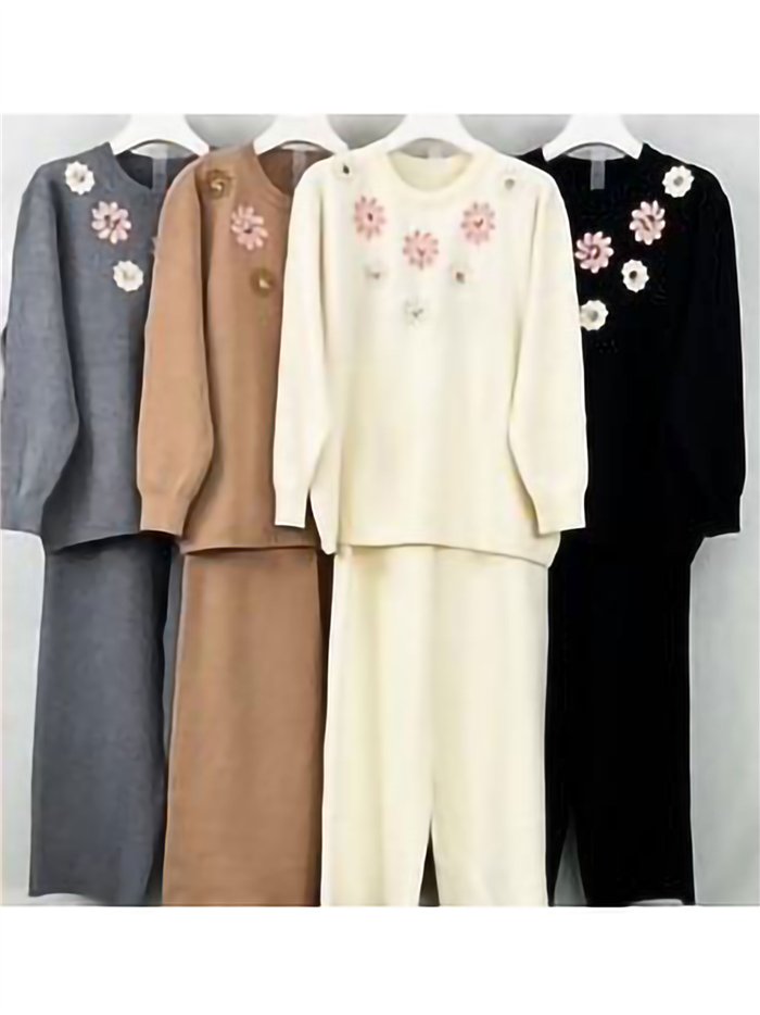 Conjunto Jersey flores + Pantalón