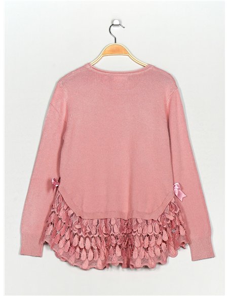 Jersey estructura encaje