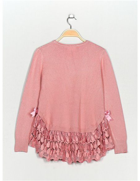 Jersey estructura encaje