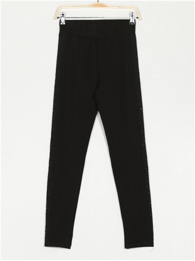Pantalón legging tul strass