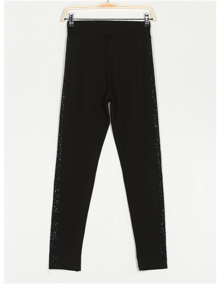 Pantalón legging tul strass