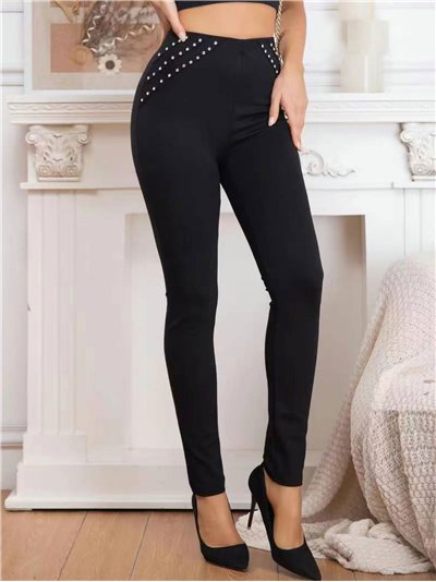 Pantalón legging pedrería