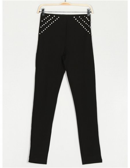 Leggings with rhinestone