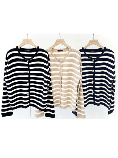 Chaqueta punto rayas 2