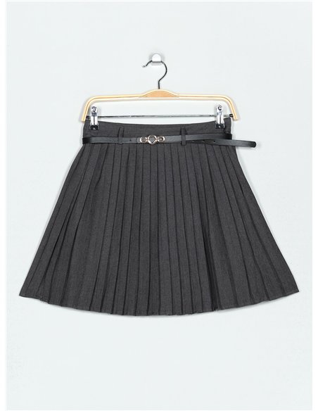 Short falda plisado