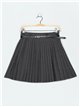 Short falda plisado