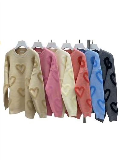 Jersey amplio corazones pelo 2