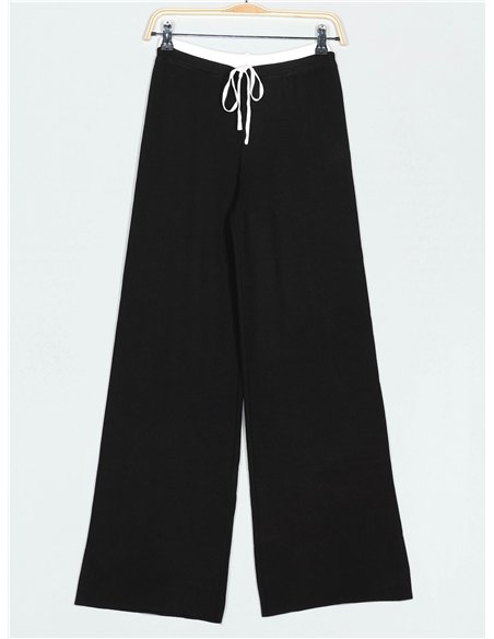 Conjunto Jersey contraste + Pantalón