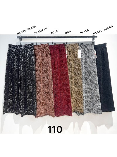 Pantalón fiesta lentejuelas talla grande