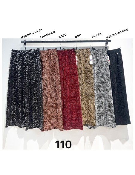 Pantalón fiesta lentejuelas talla grande