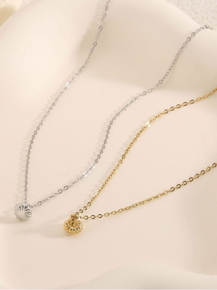 Collar círculo mini - Acero inoxidable