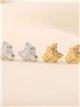 Pendientes cabeza de tigre - Acero inoxidable