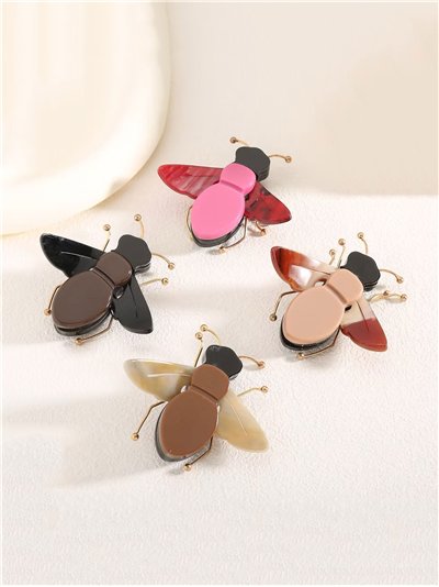 Broche abeja acrílico