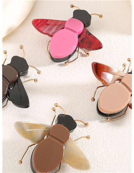 Broche abeja acrílico