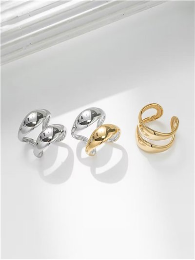 Anillo doble vuelta - Acero inoxidable