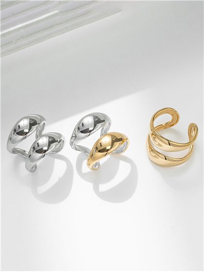 Anillo doble vuelta - Acero inoxidable 2